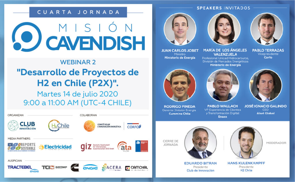 Hidrógeno Verde: ministro de Energía participará en la última jornada de Misión Cavendish